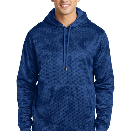 Sport-Tek ®  Sport-Wick ®  CamoHex Fleece Hooded Pullover. ST240