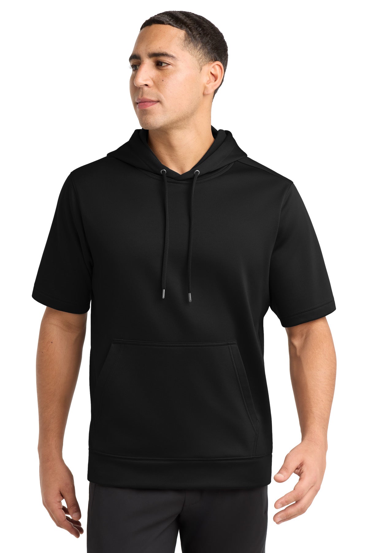 Sport-Tek ® Sport-Wick ® Fleece Short Sleeve Hooded Pullover ST251