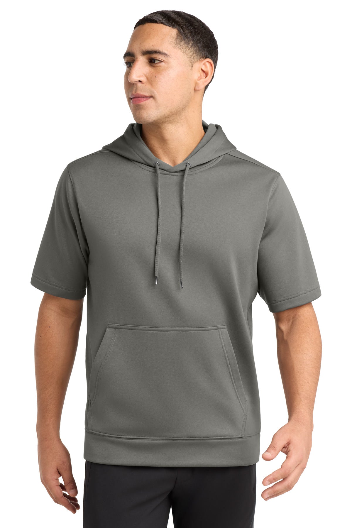 Sport-Tek ® Sport-Wick ® Fleece Short Sleeve Hooded Pullover ST251