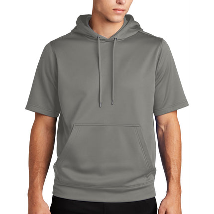 Sport-Tek  ®  Sport-Wick  ®  Fleece Short Sleeve Hooded Pullover. ST251
