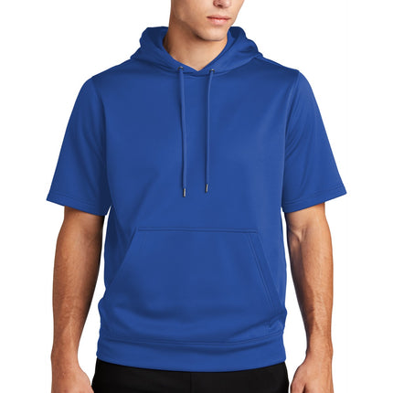 Sport-Tek  ®  Sport-Wick  ®  Fleece Short Sleeve Hooded Pullover. ST251