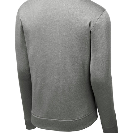 Sport-Tek  ®  PosiCharge  ®  Sport-Wick  ®  Heather Fleece Hooded Pullover. ST264