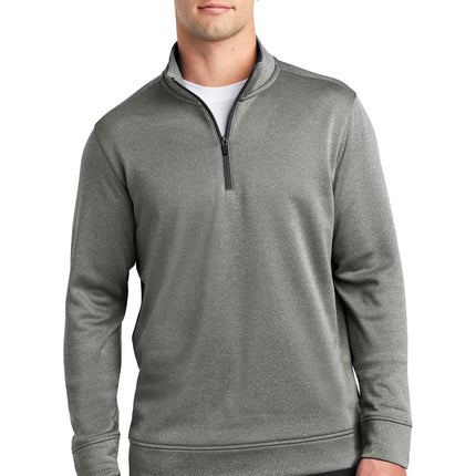 Sport-Tek  ®  PosiCharge  ®  Sport-Wick  ®  Heather Fleece Hooded Pullover. ST264