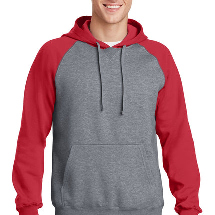 Sport-Tek ®  Raglan Colorblock Pullover Hooded Sweatshirt. ST267