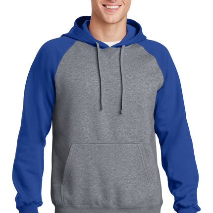 Sport-Tek ®  Raglan Colorblock Pullover Hooded Sweatshirt. ST267
