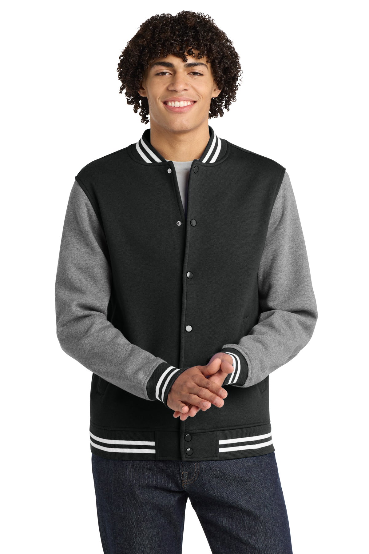 Sport-Tek® Fleece Letterman Jacket ST270