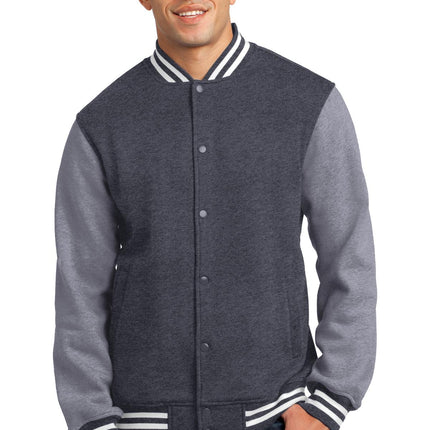 Sport-Tek ®  Fleece Letterman Jacket. ST270