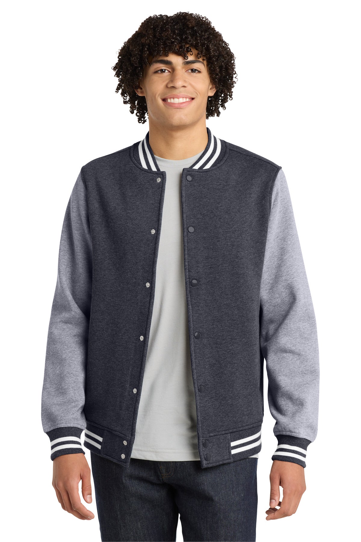 Sport-Tek® Fleece Letterman Jacket ST270