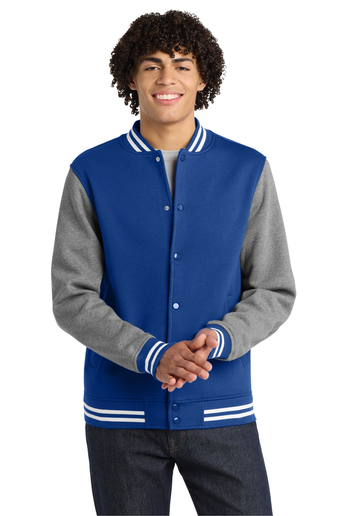 Sport-Tek® Fleece Letterman Jacket ST270