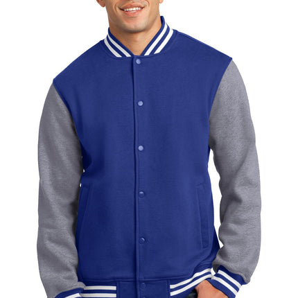 Sport-Tek ®  Fleece Letterman Jacket. ST270