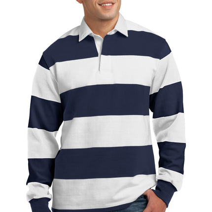 Sport-Tek ®  Classic Long Sleeve Rugby Polo. ST301