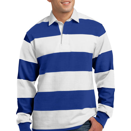 Sport-Tek ®  Classic Long Sleeve Rugby Polo. ST301