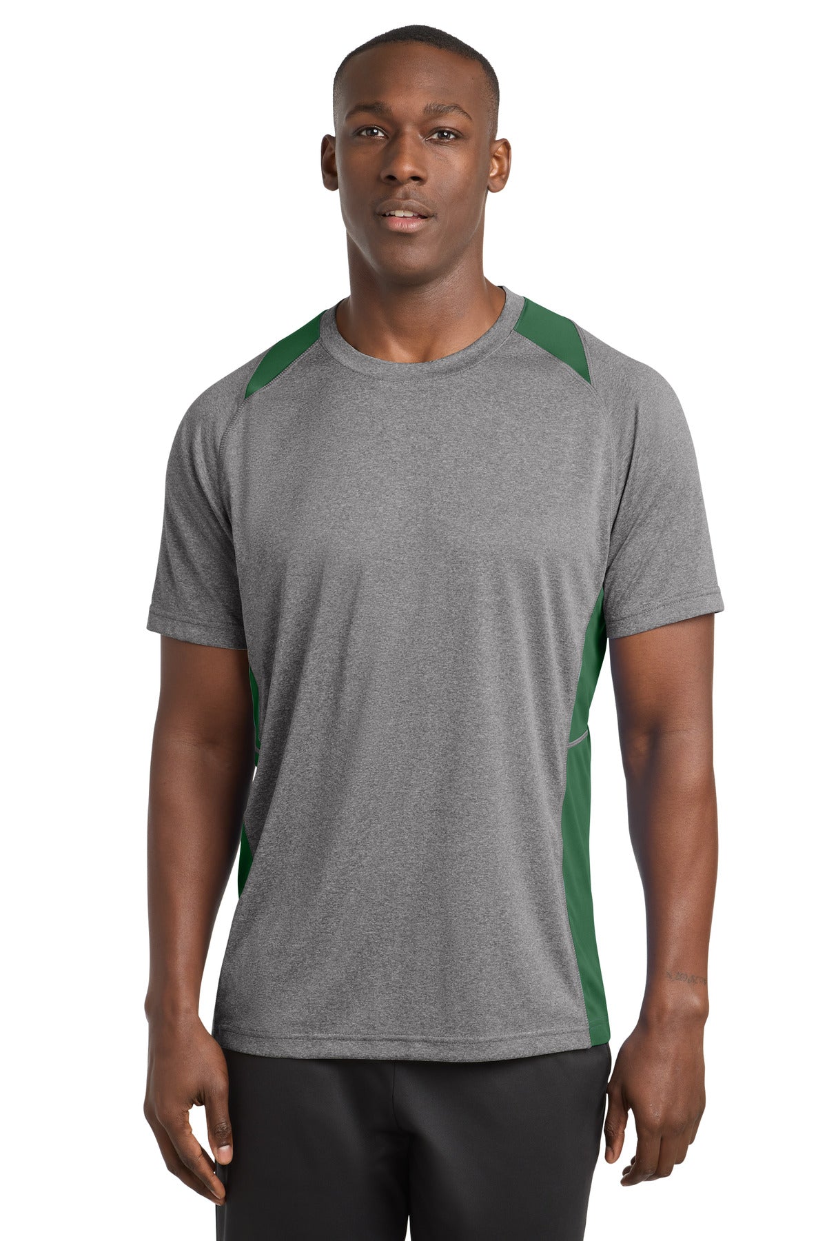Sport-Tek® Heather Colorblock Contender Tee ST361