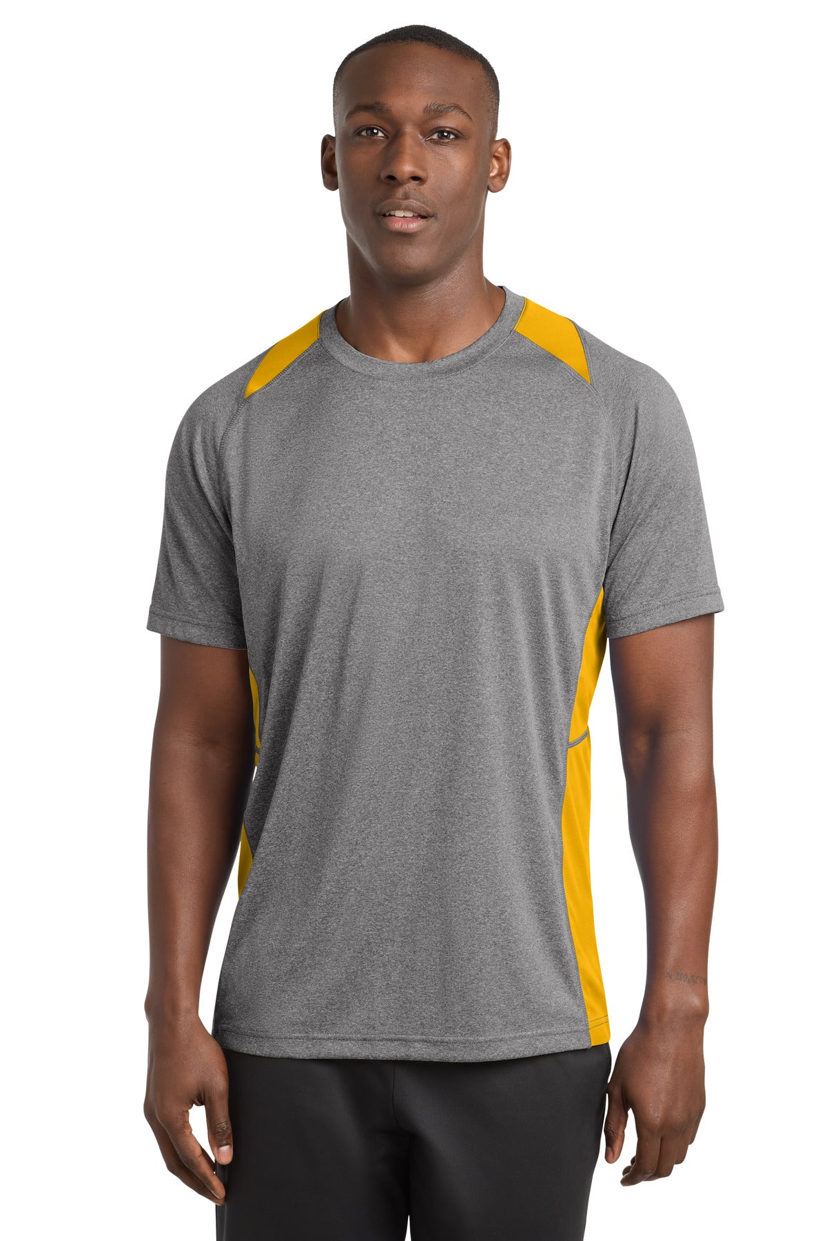 Sport-Tek® Heather Colorblock Contender Tee ST361
