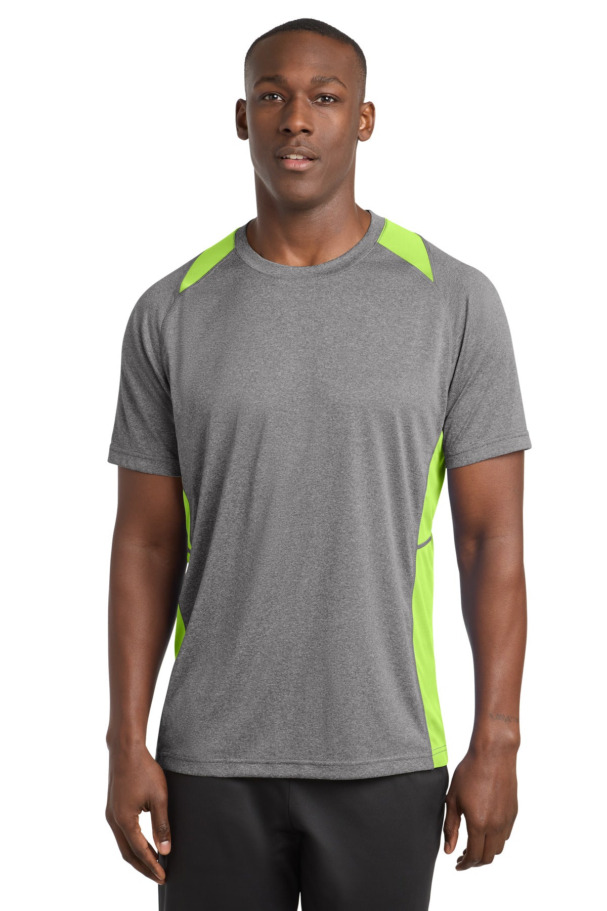 Sport-Tek® Heather Colorblock Contender Tee ST361