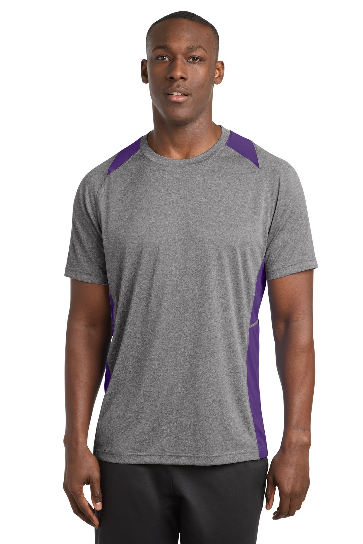 Sport-Tek® Heather Colorblock Contender Tee ST361
