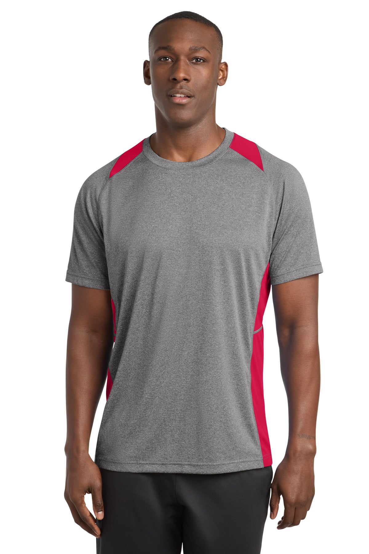 Sport-Tek® Heather Colorblock Contender Tee ST361