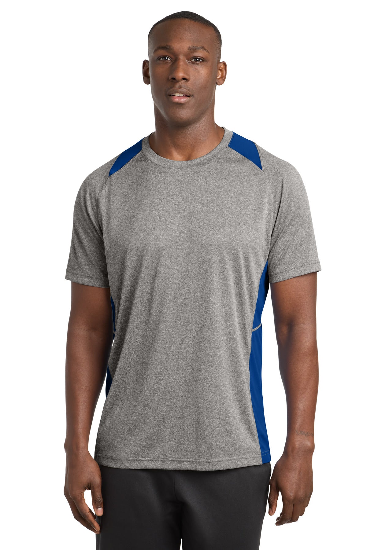 Sport-Tek® Heather Colorblock Contender Tee ST361