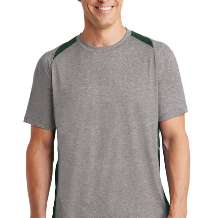 Sport-Tek ®  Heather Colorblock Contender™  Tee. ST361