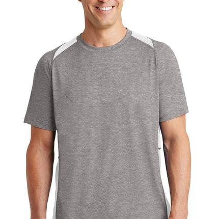 Sport-Tek ®  Heather Colorblock Contender™  Tee. ST361