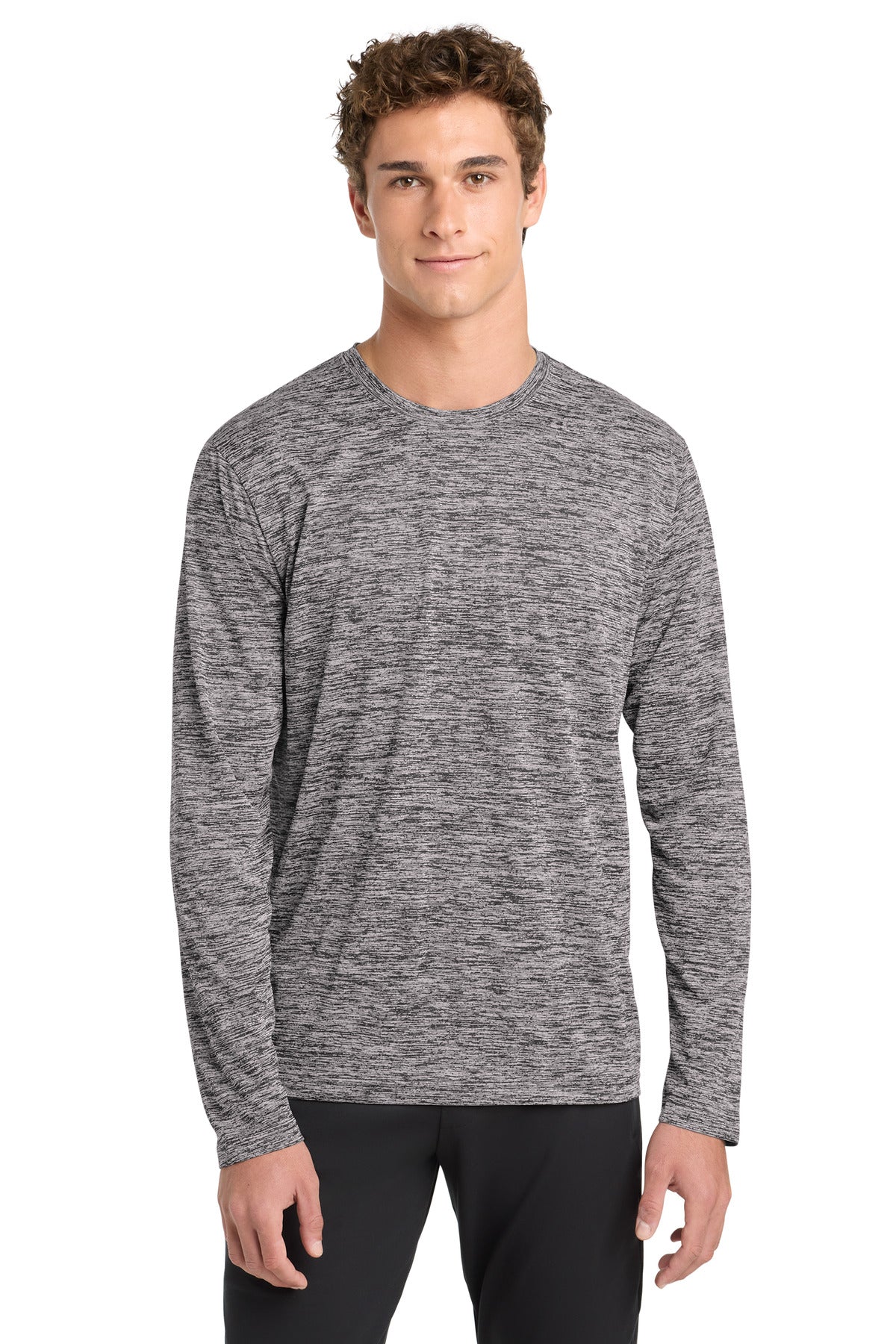 Sport-Tek ® PosiCharge ® Long Sleeve Electric Heather Tee ST390LS