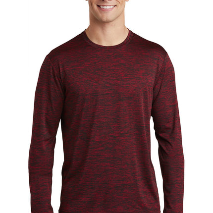 Sport-Tek  ®  PosiCharge  ®  Long Sleeve Electric Heather Tee. ST390LS