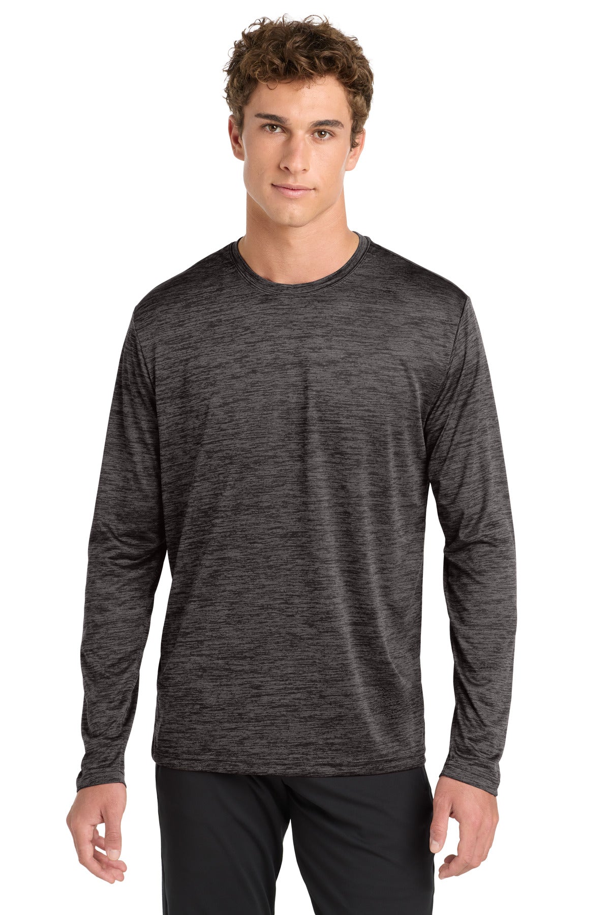 Sport-Tek ® PosiCharge ® Long Sleeve Electric Heather Tee ST390LS