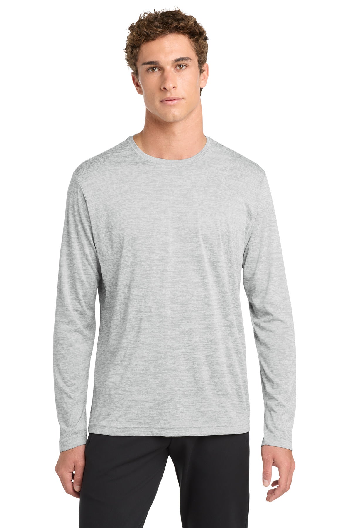 Sport-Tek ® PosiCharge ® Long Sleeve Electric Heather Tee ST390LS