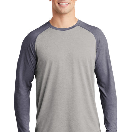 Sport-Tek  ®  PosiCharge  ®  Long Sleeve Tri-Blend Wicking Raglan Tee ST400LS