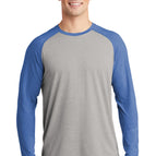 True Royal Heather/ Light Grey Heather / XS