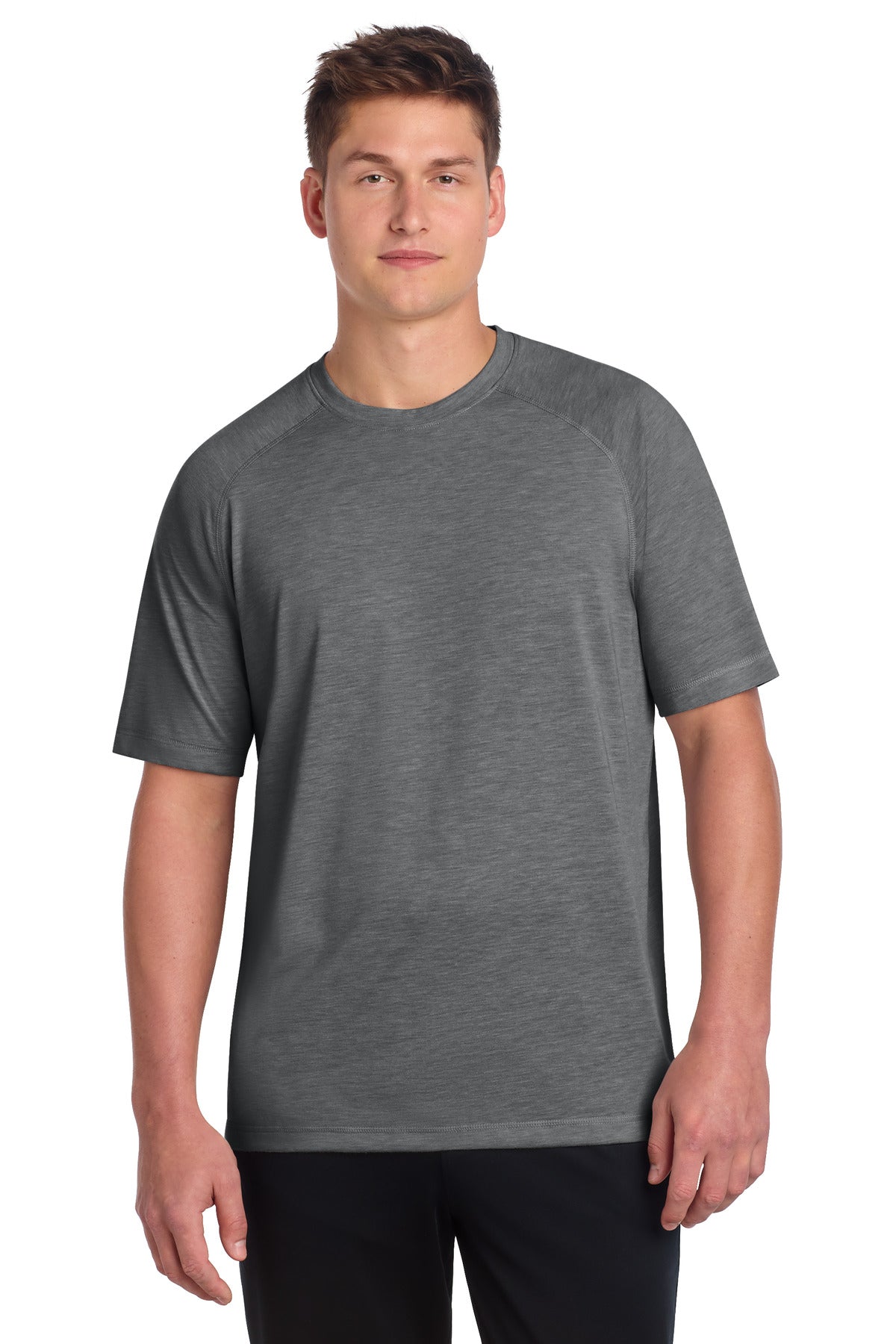 Sport-Tek ® PosiCharge ® Tri-Blend Wicking Raglan Tee ST400