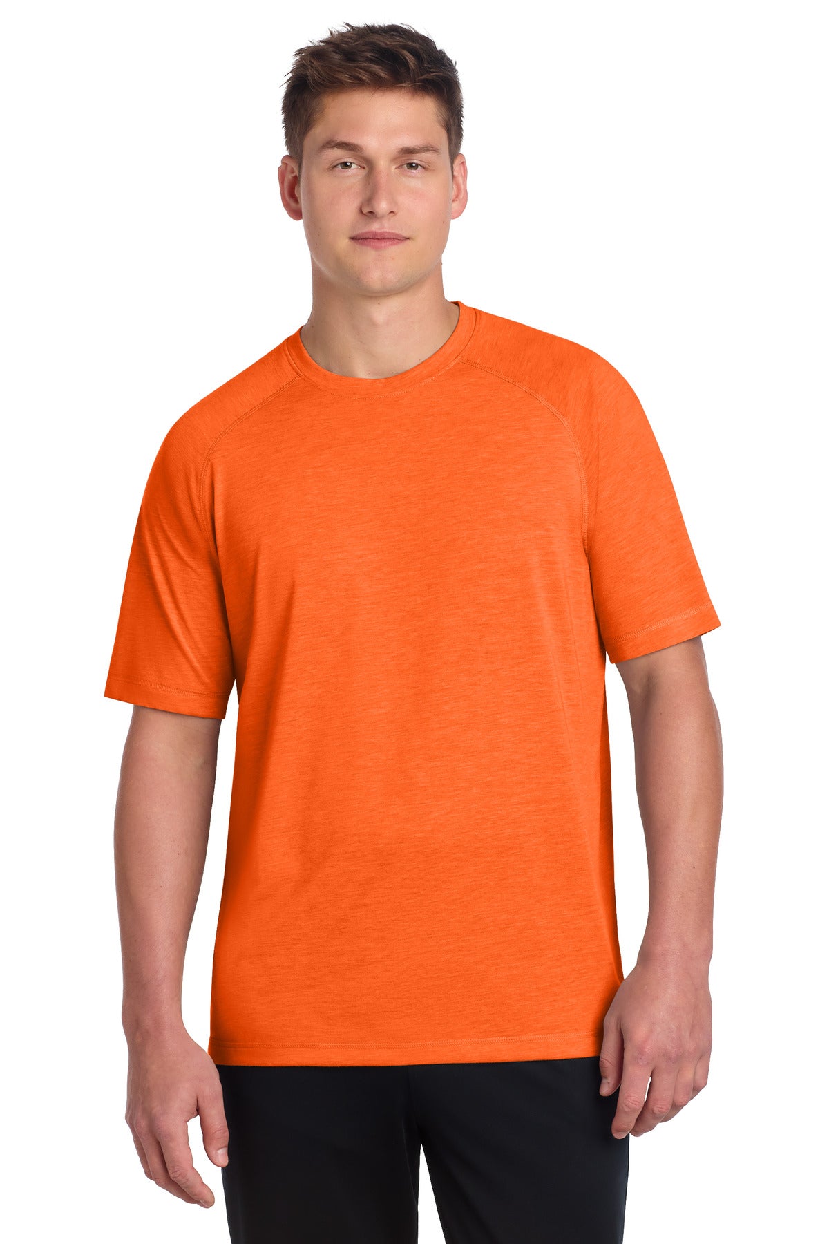 Sport-Tek ® PosiCharge ® Tri-Blend Wicking Raglan Tee ST400