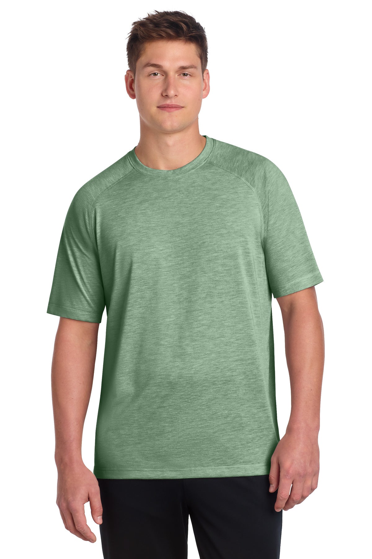Sport-Tek ® PosiCharge ® Tri-Blend Wicking Raglan Tee ST400