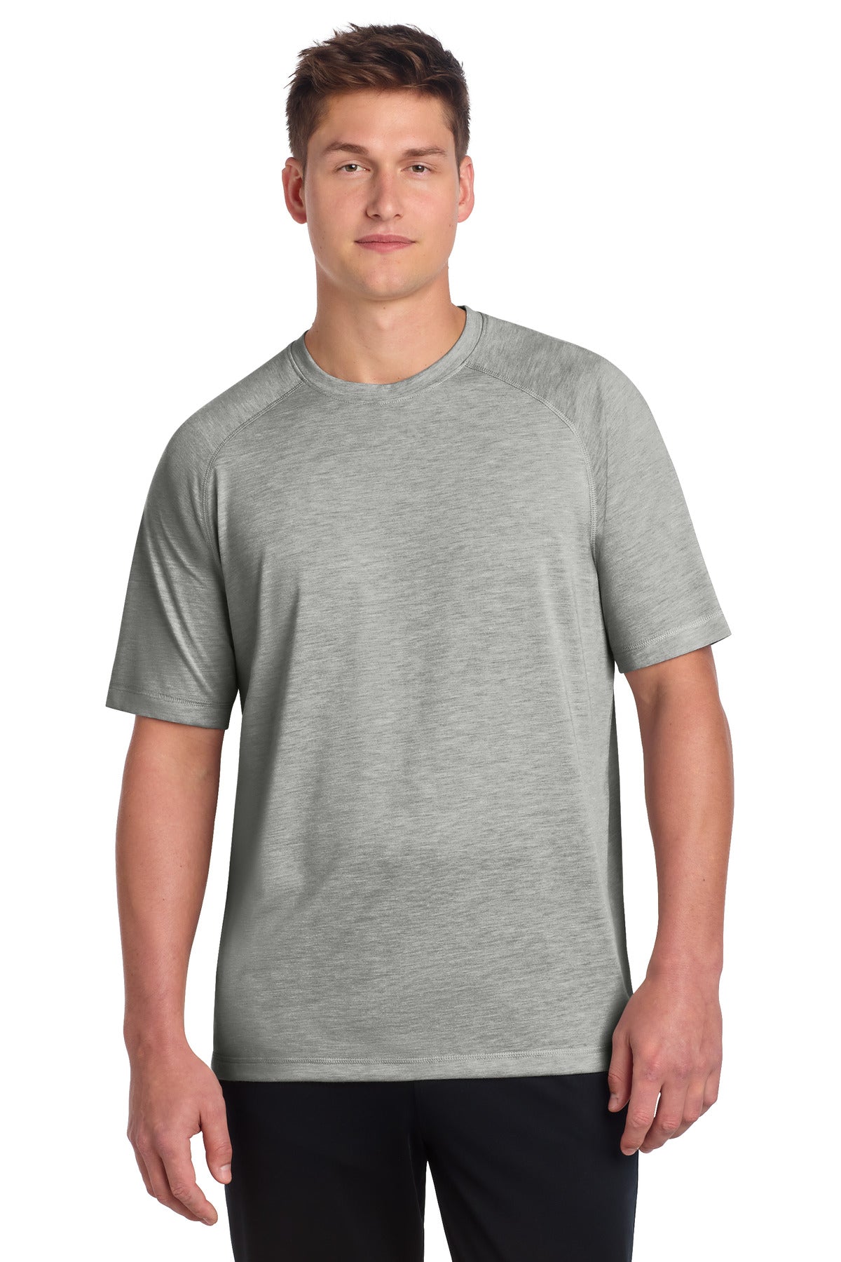 Sport-Tek ® PosiCharge ® Tri-Blend Wicking Raglan Tee ST400
