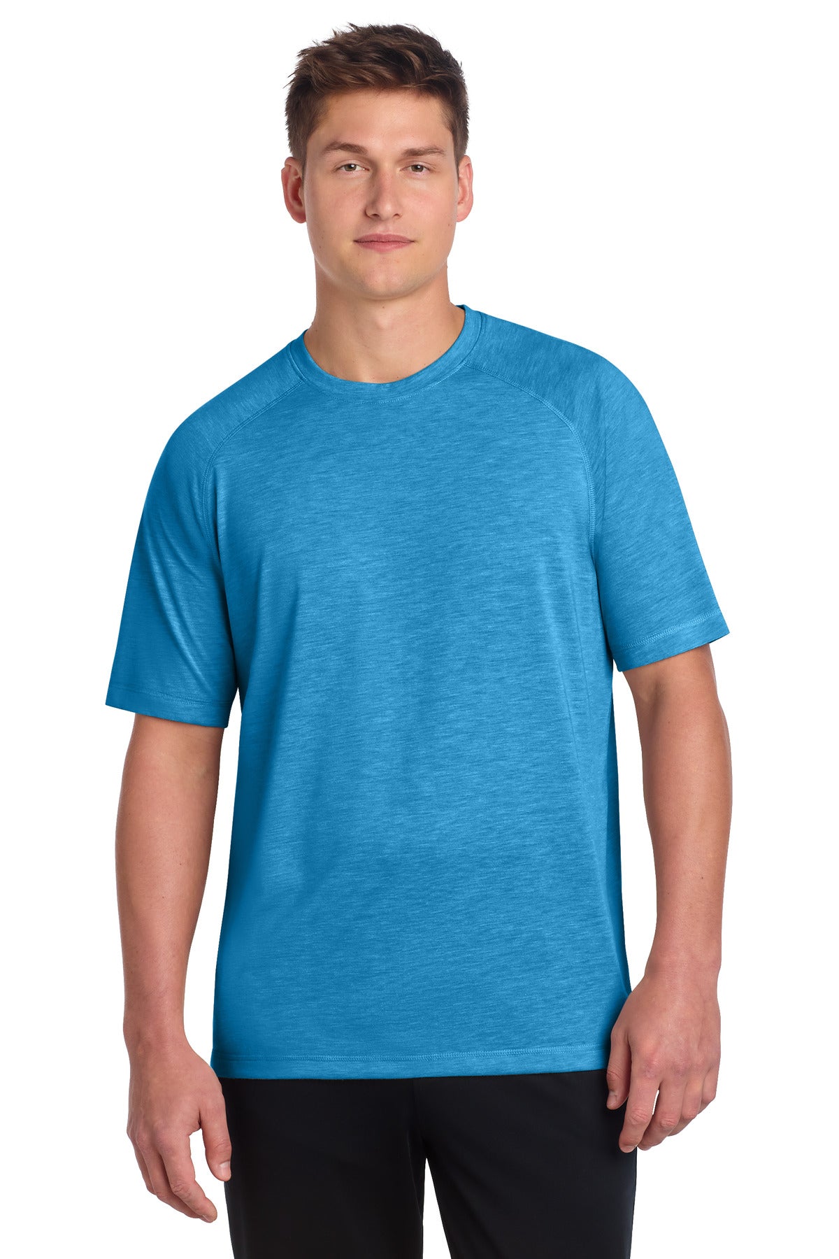 Sport-Tek ® PosiCharge ® Tri-Blend Wicking Raglan Tee ST400