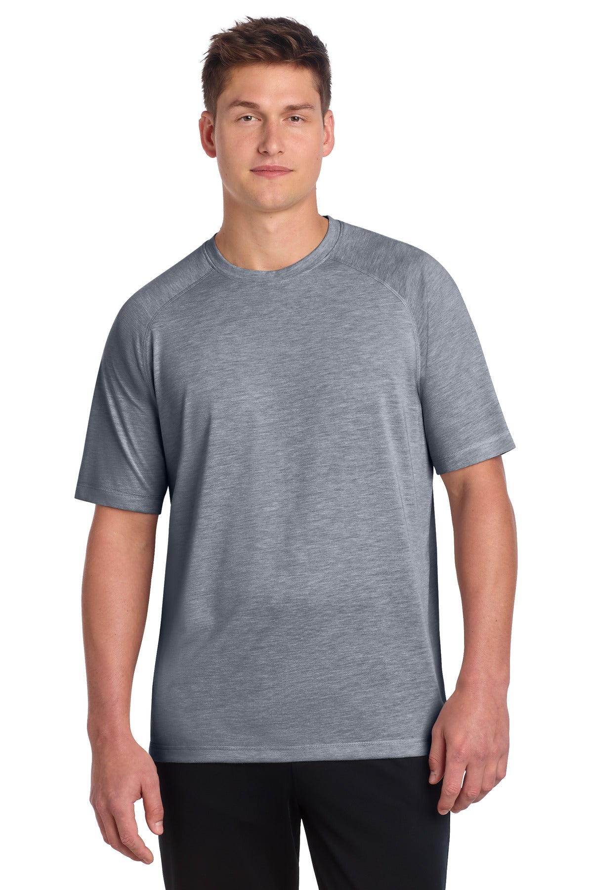 Sport-Tek ® PosiCharge ® Tri-Blend Wicking Raglan Tee ST400
