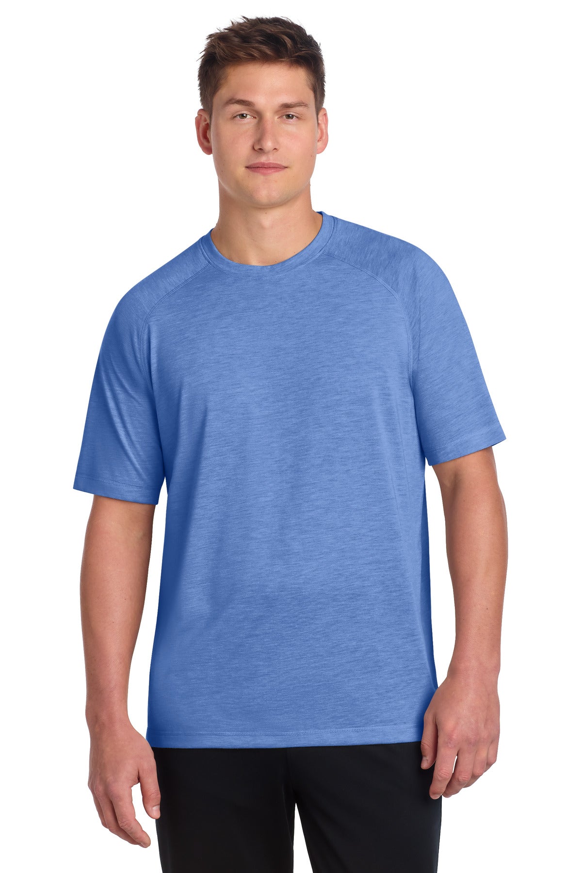 Sport-Tek ® PosiCharge ® Tri-Blend Wicking Raglan Tee ST400