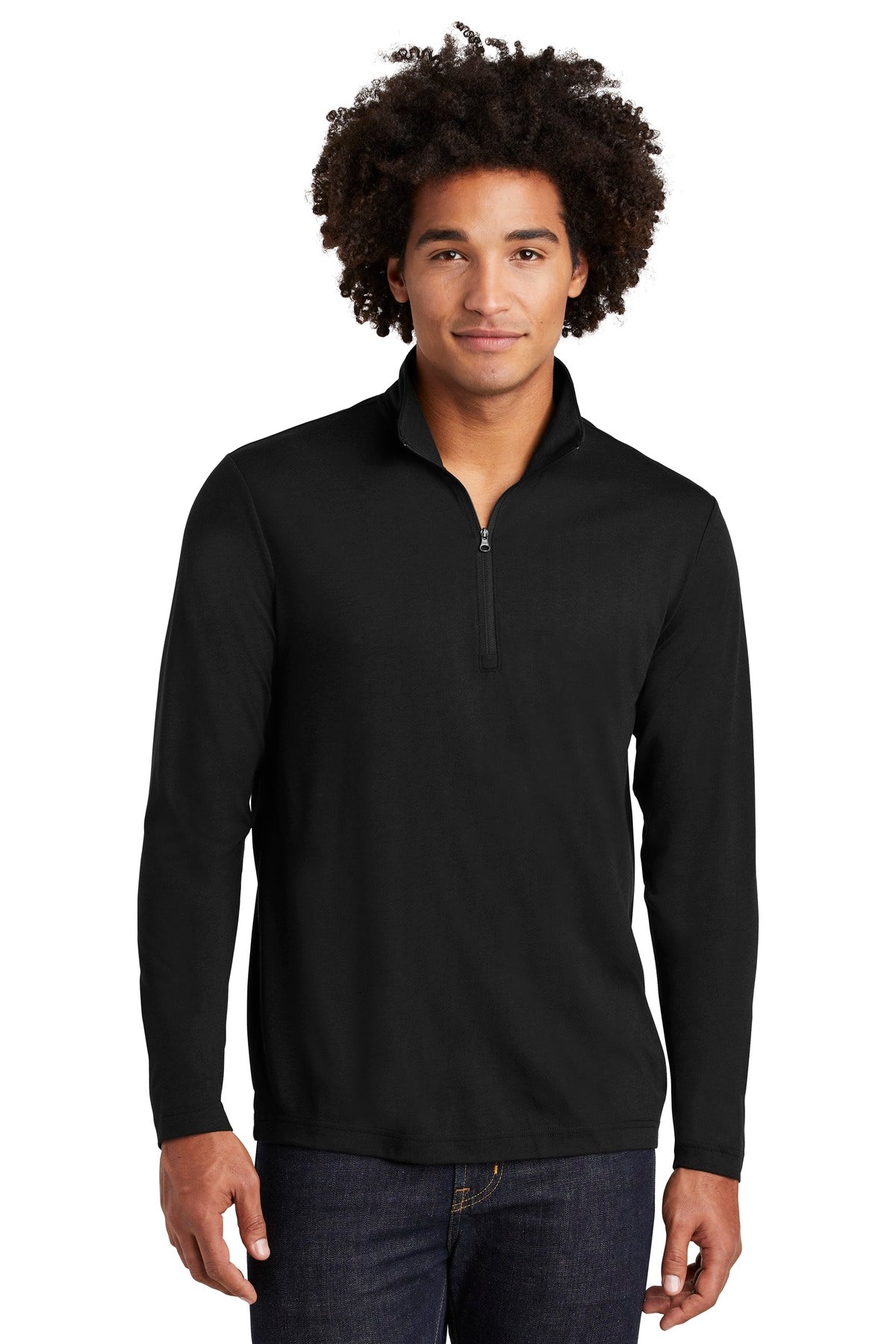 Sport-Tek ® PosiCharge ® Tri-Blend Wicking 1/4-Zip Pullover ST407