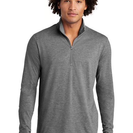 Sport-Tek  ®  PosiCharge  ®  Tri-Blend Wicking 1/4-Zip Pullover. ST407