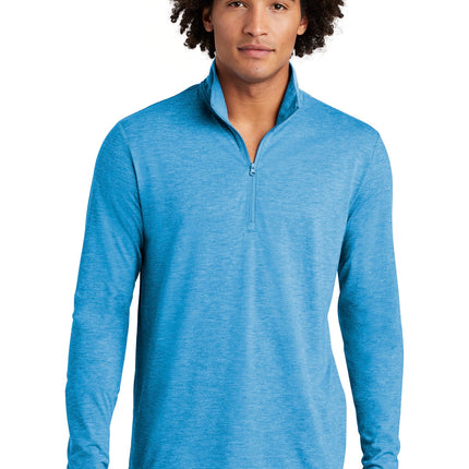 Sport-Tek  ®  PosiCharge  ®  Tri-Blend Wicking 1/4-Zip Pullover. ST407