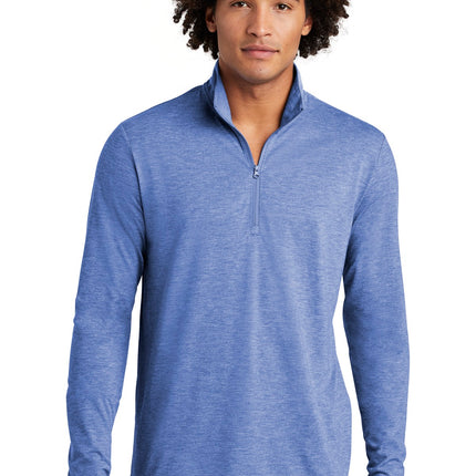 Sport-Tek  ®  PosiCharge  ®  Tri-Blend Wicking 1/4-Zip Pullover. ST407