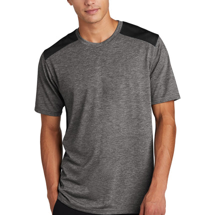 Sport-Tek  ®  PosiCharge  ®  Tri-Blend Wicking Draft Tee. ST410