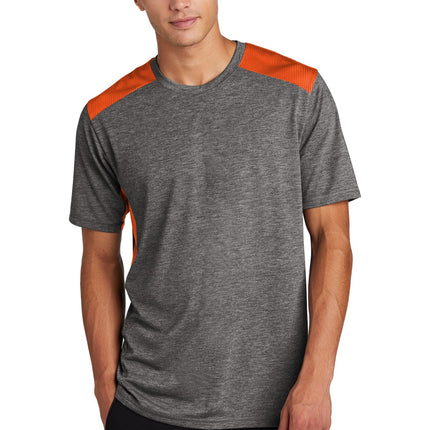 Sport-Tek  ®  PosiCharge  ®  Tri-Blend Wicking Draft Tee. ST410