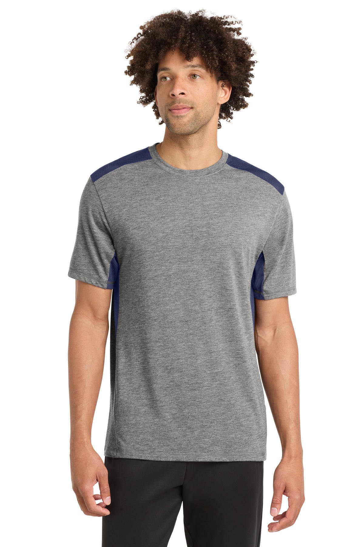 Sport-Tek ® PosiCharge ® Tri-Blend Wicking Draft Tee ST410