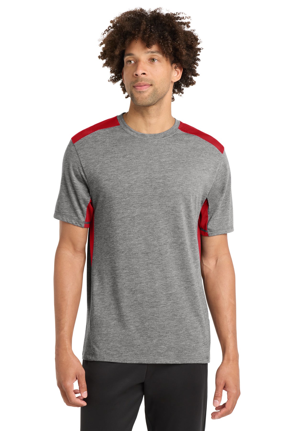 Sport-Tek ® PosiCharge ® Tri-Blend Wicking Draft Tee ST410