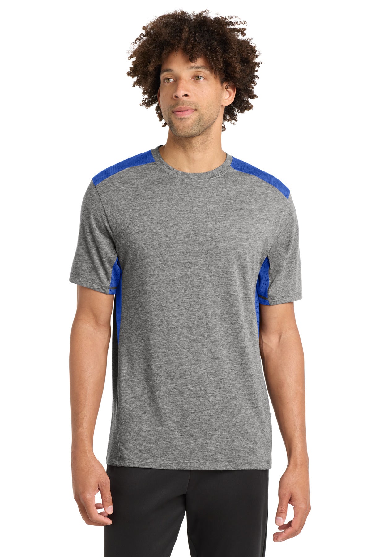 Sport-Tek ® PosiCharge ® Tri-Blend Wicking Draft Tee ST410