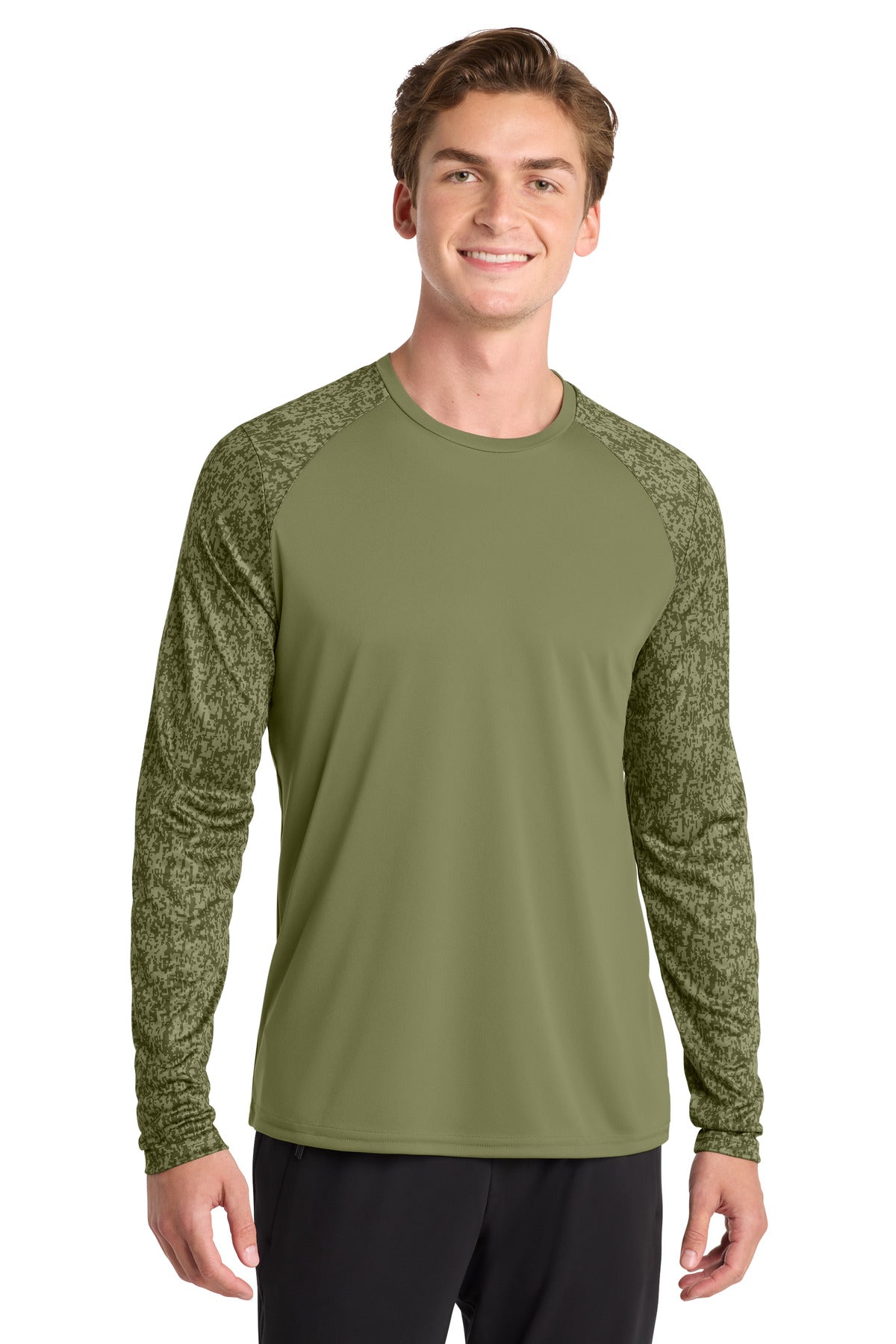 Sport-Tek ® Long Sleeve Digi Camo Tee ST460LS