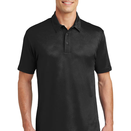 Sport-Tek ®  Embossed PosiCharge ®  Tough Polo ® . ST630