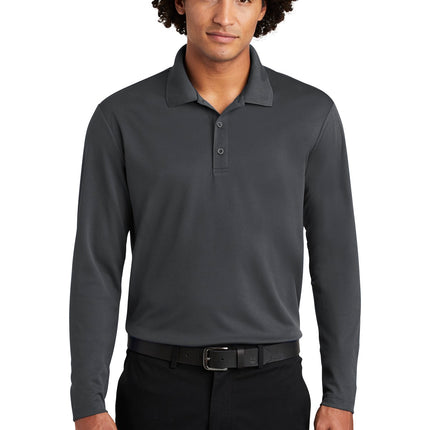 Sport-Tek  ®  PosiCharge  ®  RacerMesh  ®  Long Sleeve Polo. ST640LS