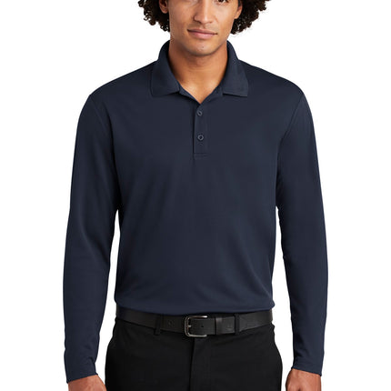 Sport-Tek  ®  PosiCharge  ®  RacerMesh  ®  Long Sleeve Polo. ST640LS